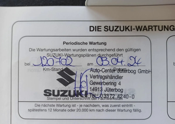 Suzuki SX4 S-Cross cena 54800 przebieg: 124400, rok produkcji 2016 z Kłecko małe 326